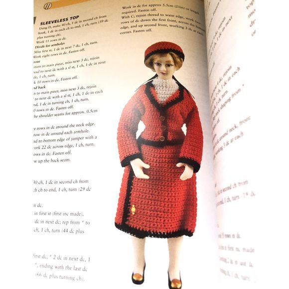 Miniature Crochet Projects in 1/12 Scale by Roz Walters Book Softcover - Picture 12 of 15